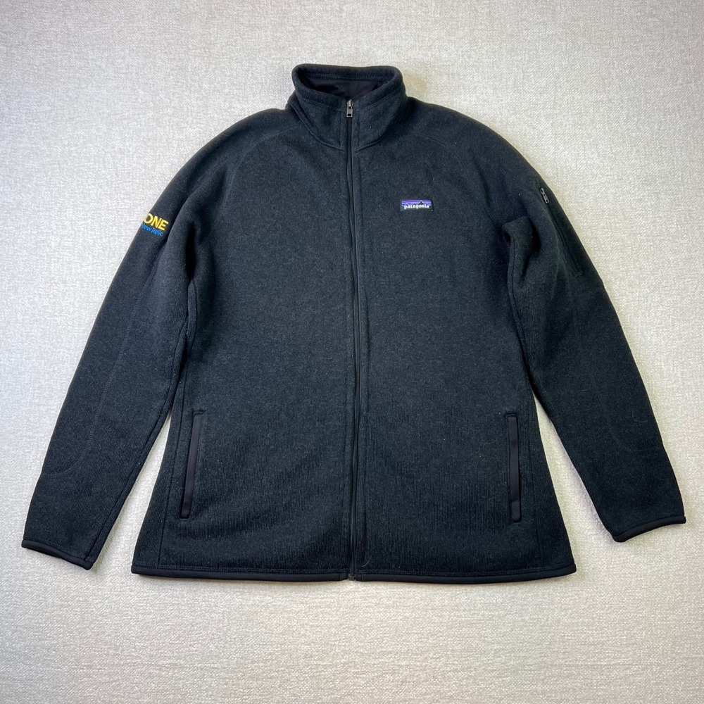 Patagonia Better Sweater Mens XL Full Zip Fleece Jacket Black Hiking Outdoors